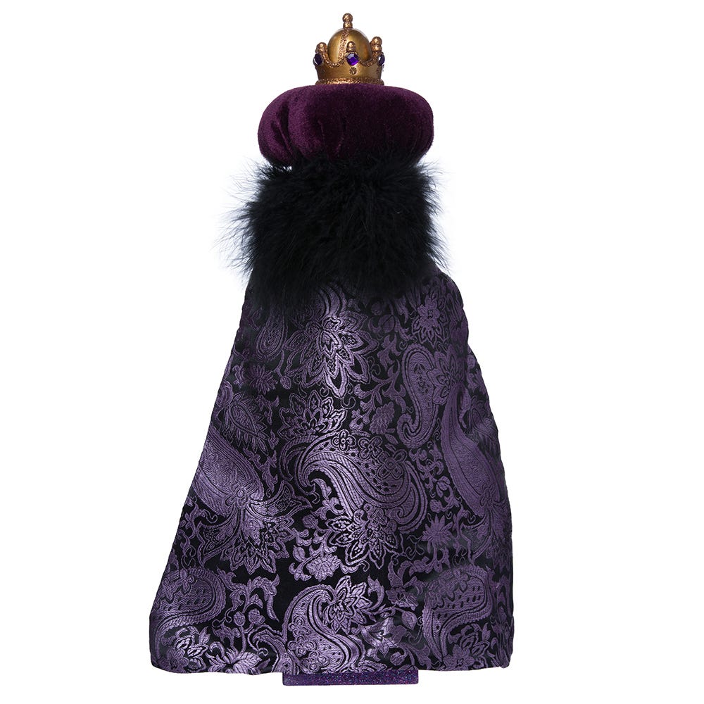 Kurt Adler 18-Inch Hollywood Purple King Nutcracker